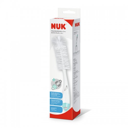 NUK 2 in 1 Bottle and Teat Brush | Made in France